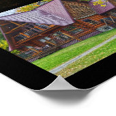 Eenvoudige 9 foto collage op maat gemaakt in eigen poster (Hoek)