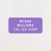 Eenvoudige aangepaste, aangepaste, aangepaste, per labels (Design 1)