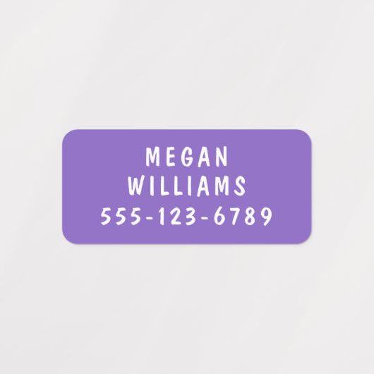 Eenvoudige aangepaste, aangepaste, aangepaste, per labels (Design 1)