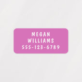 Eenvoudige aangepaste, aangepaste, aangepaste, per labels (Design 2)