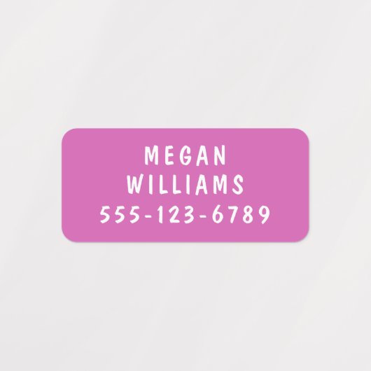 Eenvoudige aangepaste, aangepaste, aangepaste, per labels (Design 2)