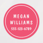 Eenvoudige aangepaste, aangepaste, aangepaste, per labels (Design 2)