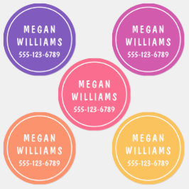 Eenvoudige aangepaste, aangepaste, aangepaste, per labels