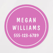 Eenvoudige aangepaste, aangepaste, aangepaste, per labels (Design 2)