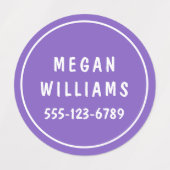 Eenvoudige aangepaste, aangepaste, aangepaste, per labels (Design 1)