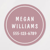 Eenvoudige aangepaste, aangepaste, aangepaste, per labels (Design 2)