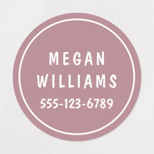 Eenvoudige aangepaste, aangepaste, aangepaste, per labels (Design 2)