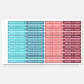 Eenvoudige aangepaste, aangepaste, aangepaste, per labels (Vel)