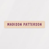 Eenvoudige aangepaste, aangepaste, aangepaste, per labels (Design 1)