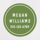 Eenvoudige aangepaste, aangepaste, aangepaste, per labels (Design 2)