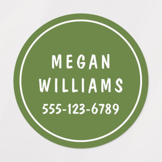 Eenvoudige aangepaste, aangepaste, aangepaste, per labels (Design 2)