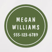 Eenvoudige aangepaste, aangepaste, aangepaste, per labels (Design 1)