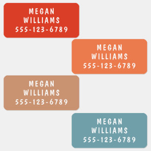 Eenvoudige aangepaste, aangepaste, aangepaste, per labels