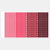 Eenvoudige aangepaste, aangepaste, aangepaste, per labels (Vel)