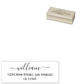 Eenvoudige aangepaste adresstempel rubberstempel (Gestempeld)