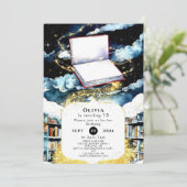 Eenvoudige aangepaste bibliotheek verhalenboek Ver Kaart (Staand voorkant)