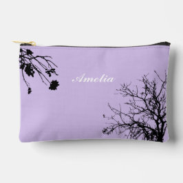 Eenvoudige aangepaste boomnaam paarse etui