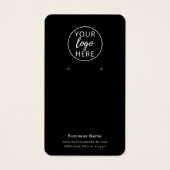 Eenvoudige aangepaste Business Logo Earring Displa Visitekaartje (Voorkant)
