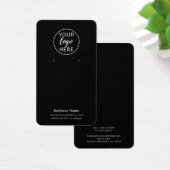 Eenvoudige aangepaste Business Logo Earring Displa Visitekaartje (Bureau)