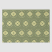 Eenvoudige aangepaste Celtic Cross-minimalist Groe Tissuepapier (Voorkant)