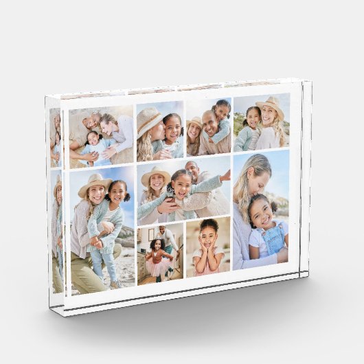 Eenvoudige aangepaste familie collage fotoblokken (Links)