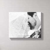 Eenvoudige aangepaste familie foto canvas afdrukke (Voorkant)
