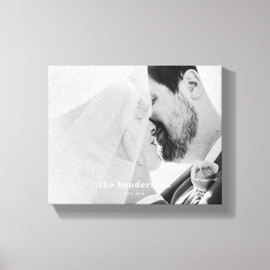 Eenvoudige aangepaste familie foto canvas afdrukke (Voorkant)