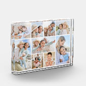 Eenvoudige Aangepaste Familie Fotocollage Fotoblokken (Links)