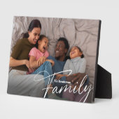 Eenvoudige aangepaste familiefoto fotoplaat (Zijkant)