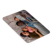 Eenvoudige aangepaste familiefoto magneet (Rechterzijde)