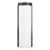 Eenvoudige aangepaste familiefoto thermosbeker (Achterkant)