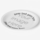 eenvoudige aangepaste foto 1600s piraat historisch papieren bordje (Gekanteld)