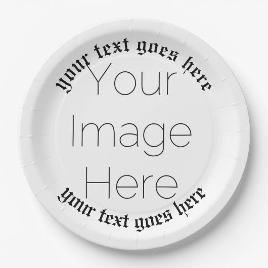 eenvoudige aangepaste foto 1600s piraat historisch papieren bordje (Voorkant)