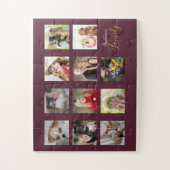 Eenvoudige aangepaste foto-collage puzzel 30 stukj (Verticaal)
