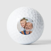 Eenvoudige aangepaste foto Golfer Gift Creëer uw e Golfballen (Voorkant)
