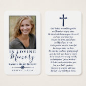 Eenvoudige aangepaste foto Heilig Kruis Memorial K Visitekaartje (Voorkant /achterkant)