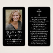 Eenvoudige aangepaste foto Heilig Kruis Memorial K Visitekaartje (Voorkant /achterkant)