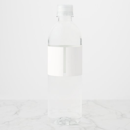 Eenvoudige Aangepaste Foto Water Fles Label Waterfles Etiket (Achterkant)