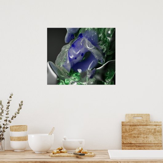 Eenvoudige Aangepaste Fotoherinnering voor Elke Ge Poster (Keuken)