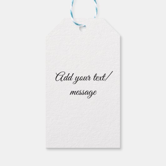 eenvoudige aangepaste fotouitnodiging voor blije v cadeaulabel (Achterkant)