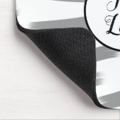 eenvoudige aangepaste gele waterverf voegt logo mi muismat (Hoek)