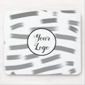 eenvoudige aangepaste gele waterverf voegt logo mi muismat (Voorkant)