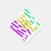 eenvoudige aangepaste gele waterverf voegt logo mi servet (Hoek)