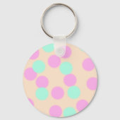 eenvoudige aangepaste gele waterverf voegt logo mi sleutelhanger (Achterkant)