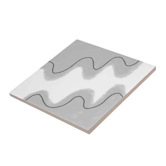 eenvoudige aangepaste gele waterverf voegt logo mi tegeltje (Zijkant)