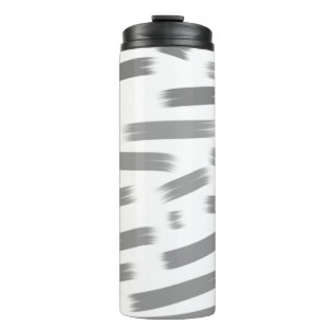 eenvoudige aangepaste gele waterverf voegt logo mi thermosbeker