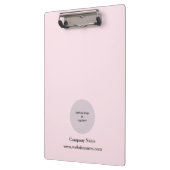 Eenvoudige Aangepaste Gepersonaliseerde Baby Pink Klembord (Links)