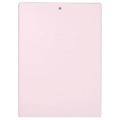 Eenvoudige Aangepaste Gepersonaliseerde Baby Pink Klembord (Achterkant)