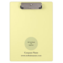 Eenvoudige aangepaste gepersonaliseerde crème klembord