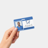 Eenvoudige aangepaste ID naam badge (Handheld)